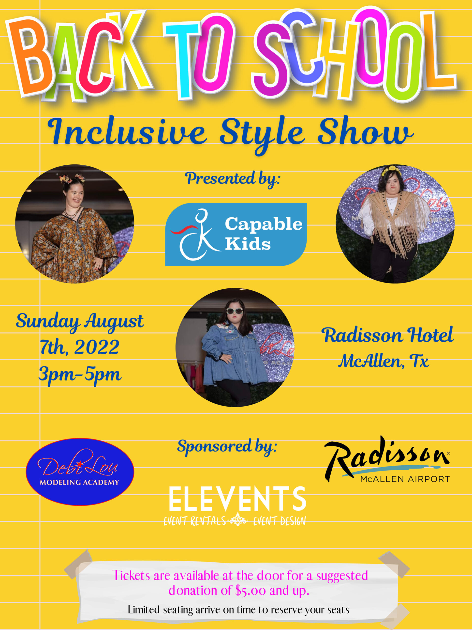 Back to School Inclusive Style Show Capable Kids